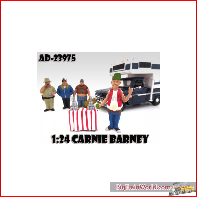 American Diorama 23975 - 1/24 *trailer park* carnie barney (caravan not included