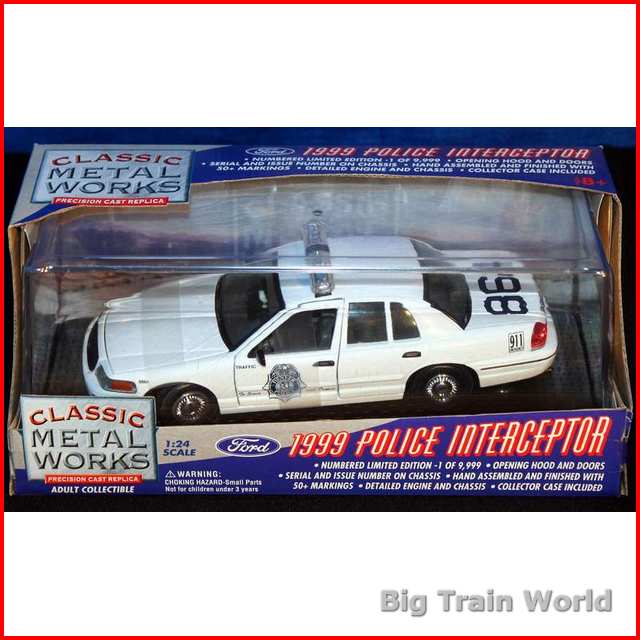 Classic Metal Works 25105 - Ford Police Interceptor 1999, 1:24
