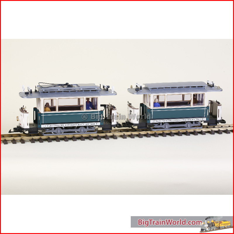 LGB 21355 - Weimarer Streetcar, with figurines, good condition, box