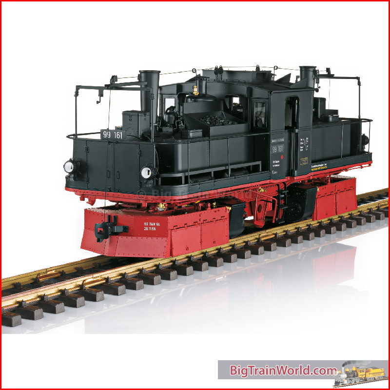 LGB 26254 - DR Steam Locomotive, Road Number 99 161 - New 2022