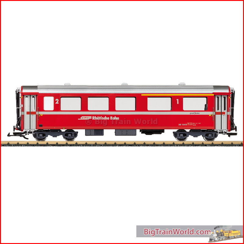 LGB 31679 - RhB Express Train Passenger Car, 1st/2nd Class - New 2023