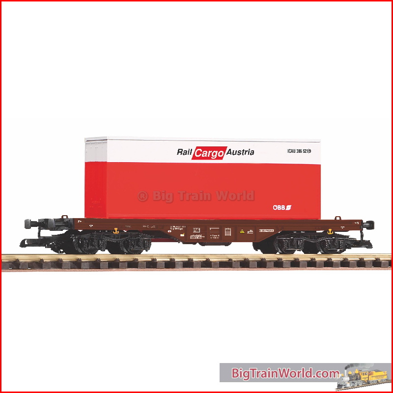 Piko 37011 - G-Flachwg. mit Container ÖBB V  - New 2022