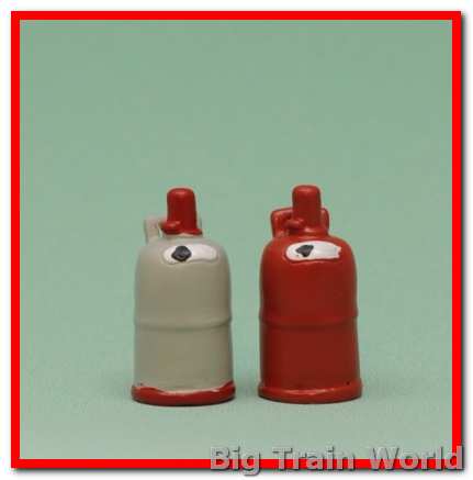 Prehm-Miniaturen 550606 - Gasflaschen Kunststoff 2 Stück