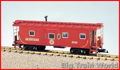 USA Trains R12075 - SEABOARD BAYWINDOW CAB - RED