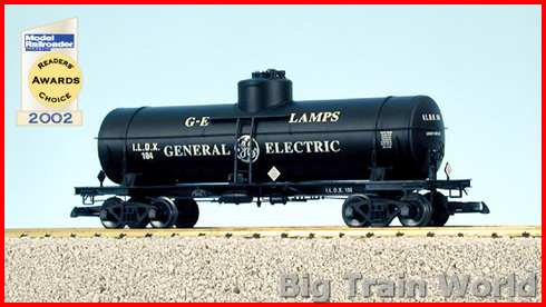 USA Trains R15118 - G.E. 10,000 GAL TANK - BLACK