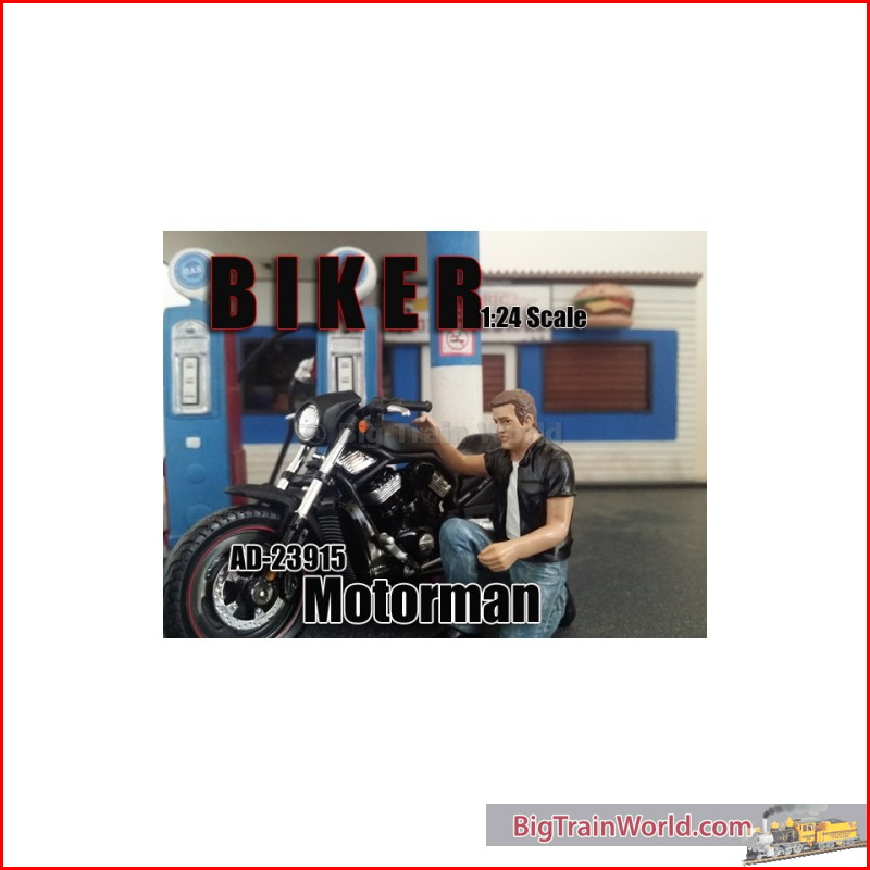 American Diorama 23915 - 1/24 biker *motorman*