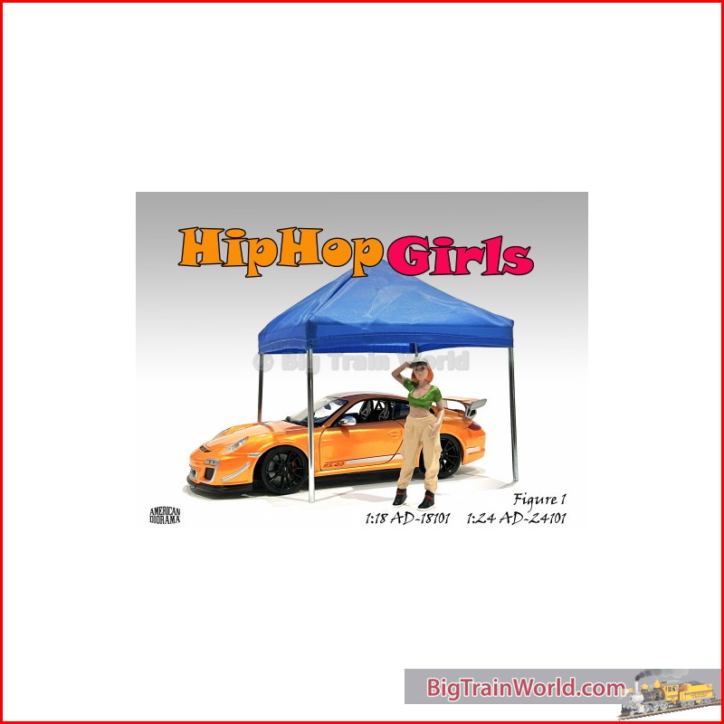 American Diorama 24101 - 1/24 hip hop girls figure #1