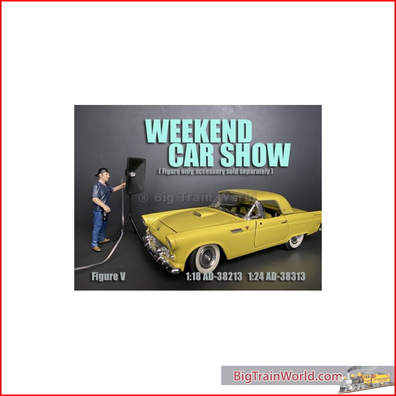American Diorama 38313 - 1/24 weekend car show figure #5 (lightning sold seperat