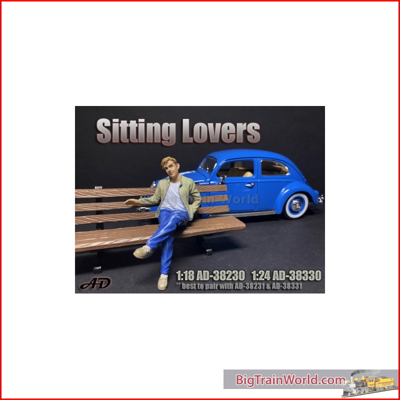 American Diorama 38330 - 1/24 sitting lovers #i (ad 38331 and you have a nice se
