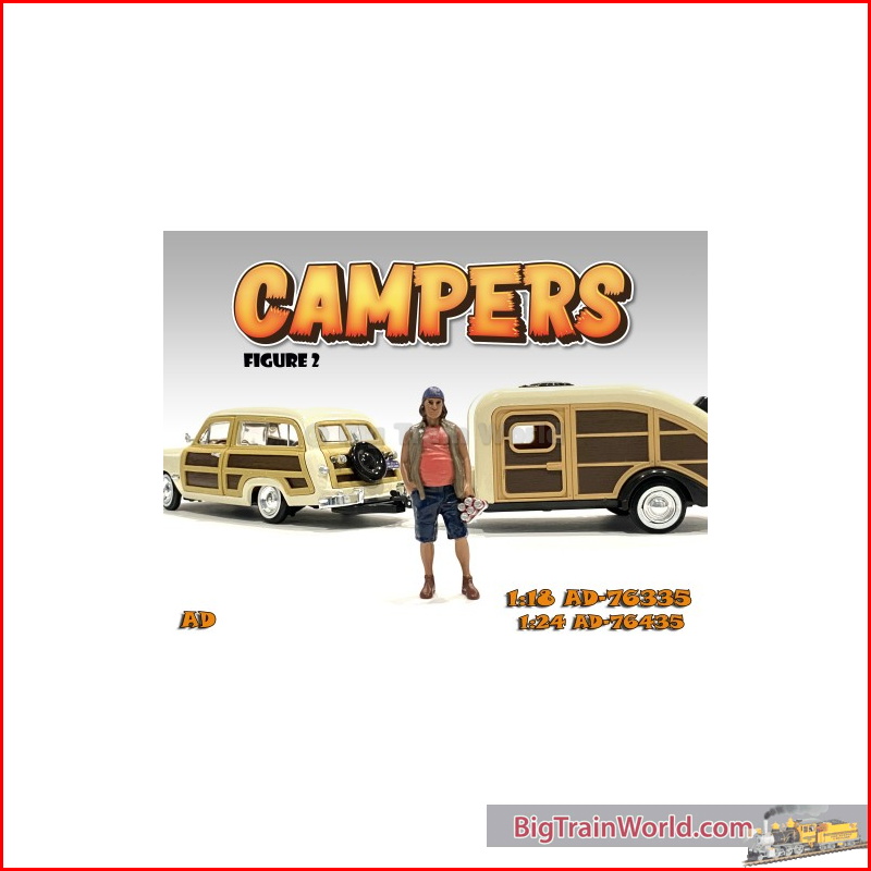 American Diorama 76435 - 1/24 campers figure ii