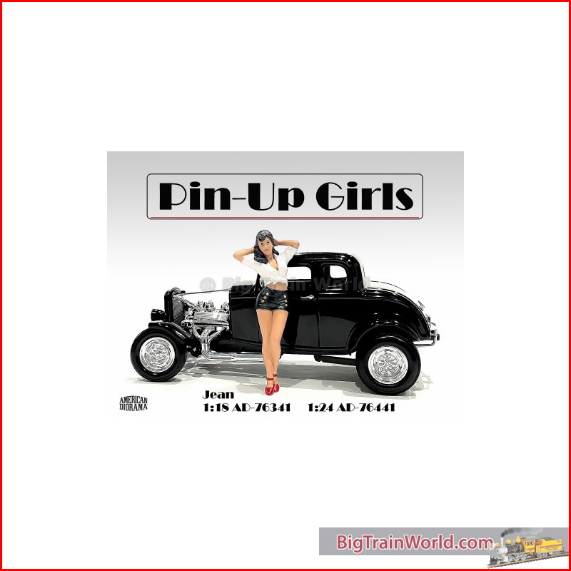 American Diorama 76441 - 1/24 pin-up girl jean figure