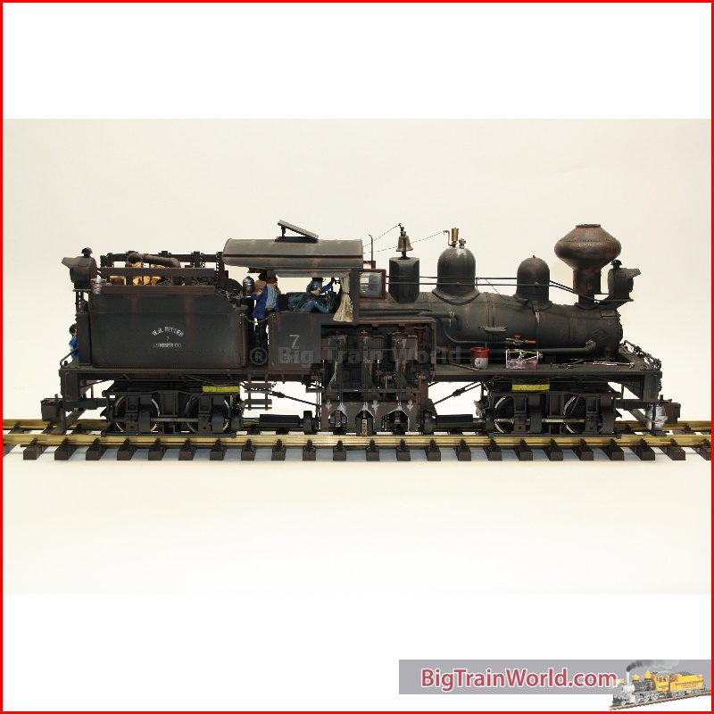 Bachmann 82195 - 2 Truck Shay - W.M. Ritter Lumber Co - weathered & improved