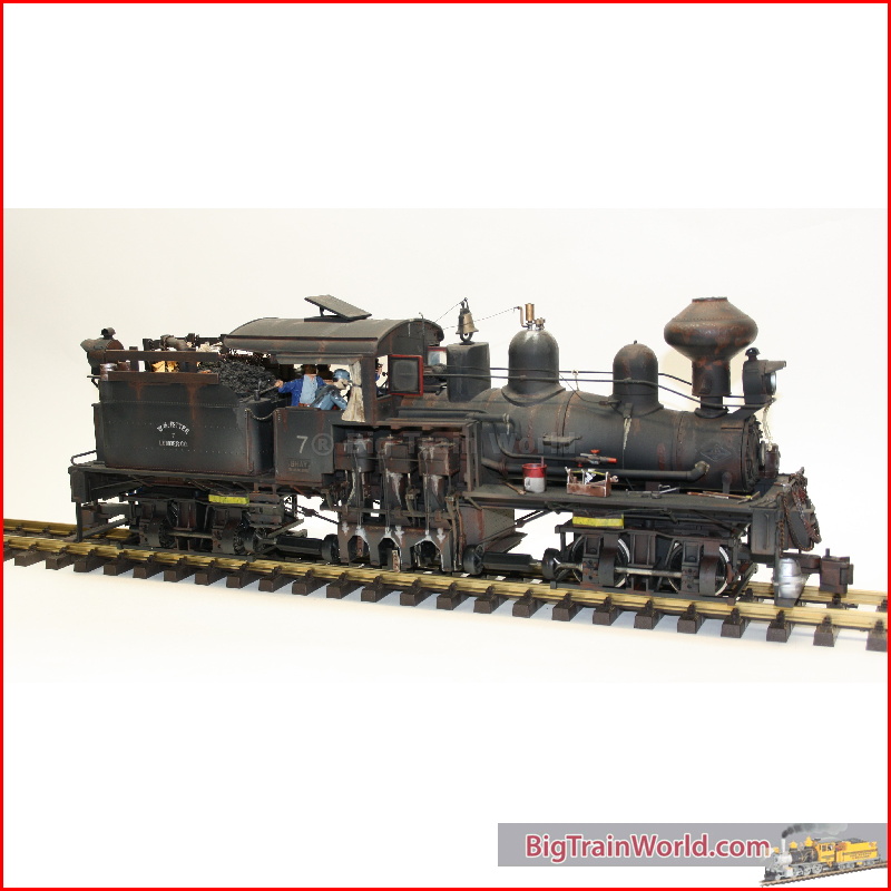 Bachmann 82195 - 2 Truck Shay - W.M. Ritter Lumber Co - weathered & improved