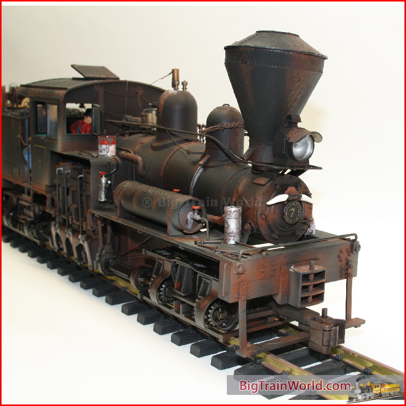 Bachmann 82496 - Shay - Meadow River Lumber Co. 7 - weathered - One of a kind
