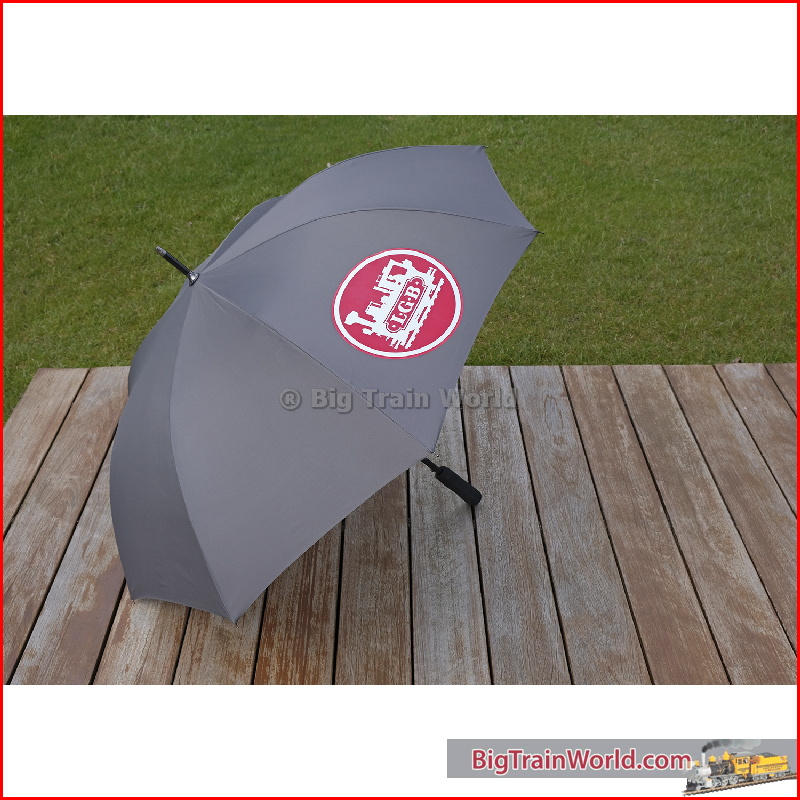 Paraplu met LGB logo, Antraciet - LGB 012483