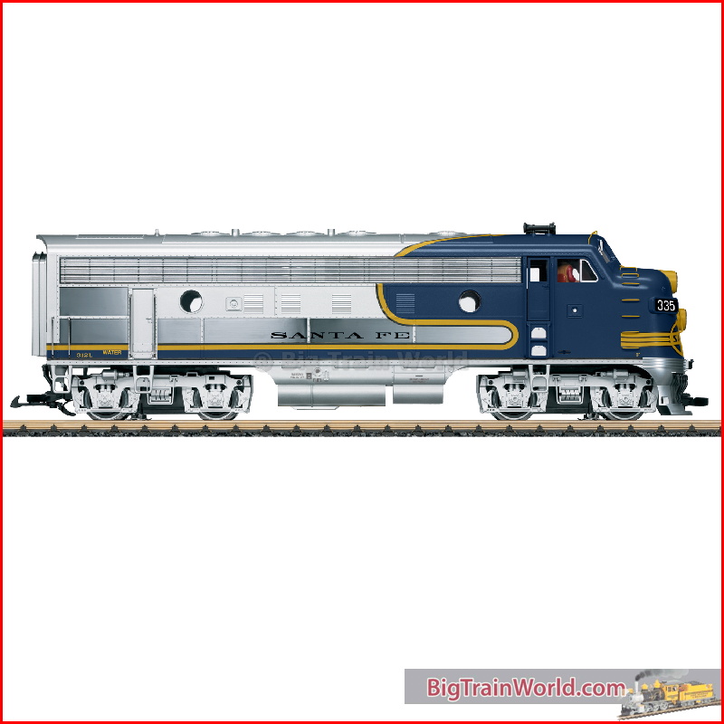 LGB 20585 - Santa Fe dieselloc F7A Bluebonnet  - Nieuw 2020