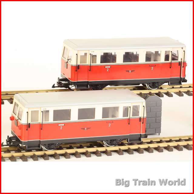 LGB 2065 -  Motor & bijwagen "Wismar" VT 2065 - Digitaal + Sound, met doos