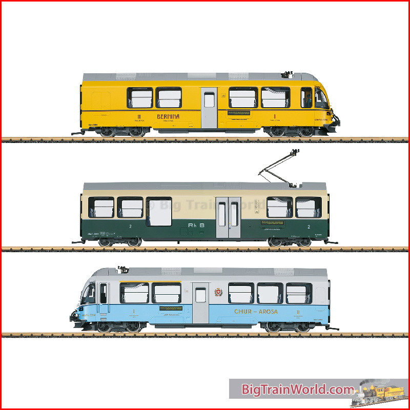 LGB 22227 - RhB Class ABe 8/12 Allegra Powered Rail Car Train - New 2024