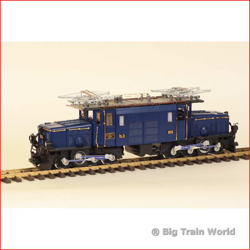 LGB 24402 - Ge 6/6 RhB - Alpine Classic Krokodil, blauw, MZS decoder & sound