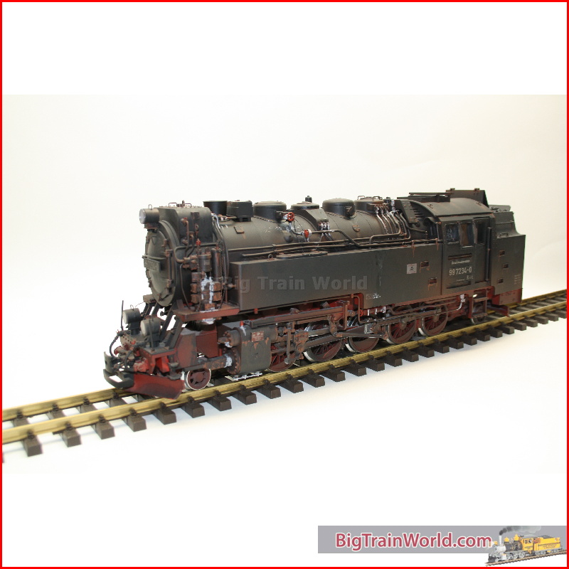 LGB 24811 - HSB Dampflok 99-7234-0 - Weathered & improved - One of a kind
