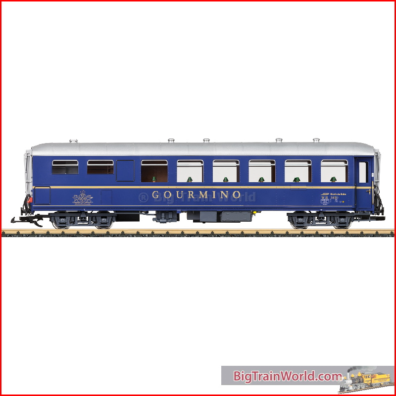 LGB 30522 - Restauratierijtuig WR 3810, RhB; Tijdperk VI