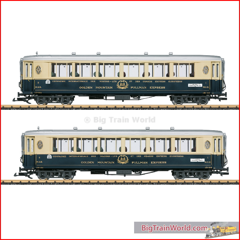 LGB 36660 - Rijtuigset nr.1 'Golden Pullman Express'; Tijdperk II - Nieuw 2026