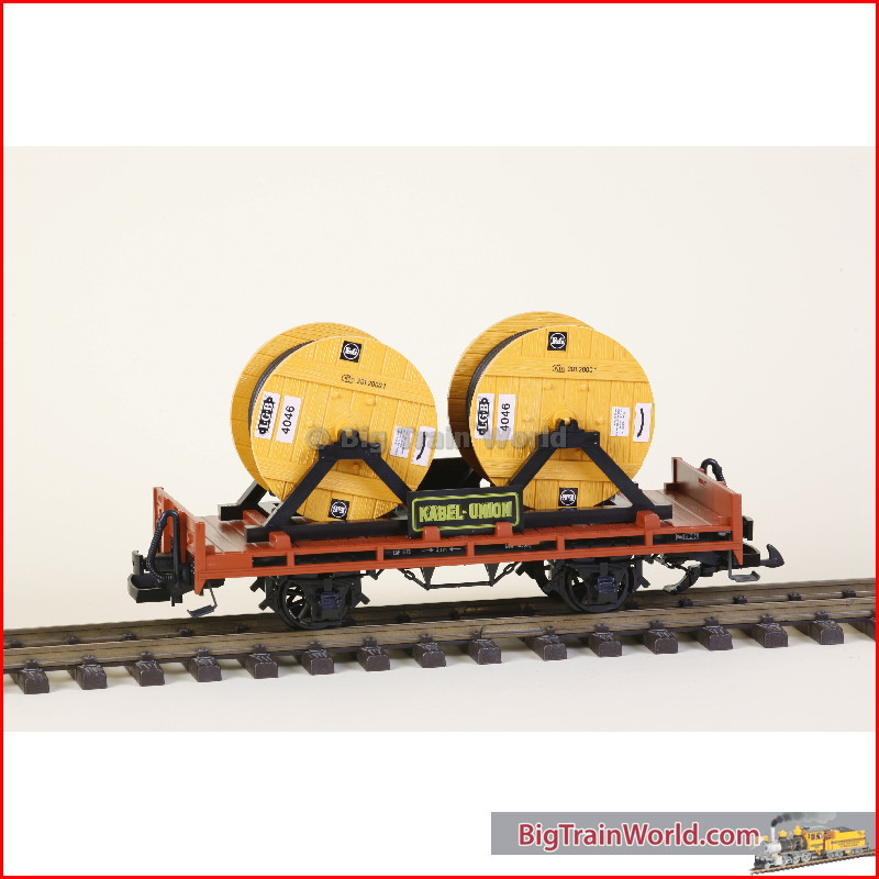 LGB 4002 - Kabelwagen  Orange - Braun