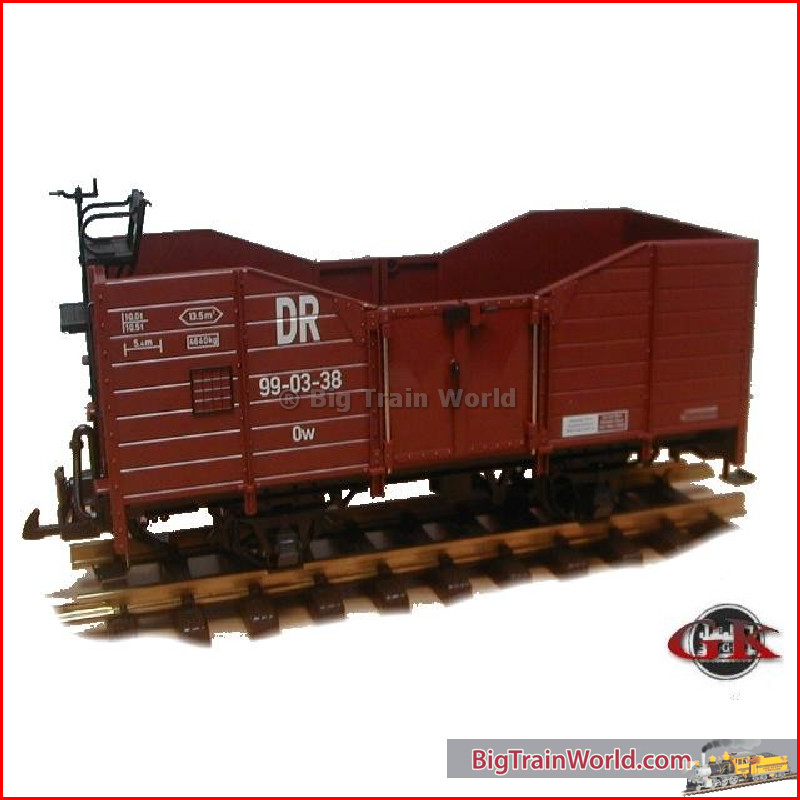 LGB 40220 - DR "Bedframe" hoge bak wagon - Ow 99-03-38