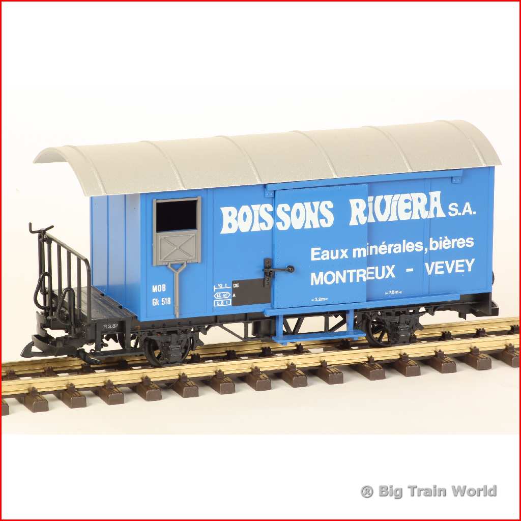 LGB 4029 - Boissons Riviera goederenwagen, metalen wielen, gebruikt