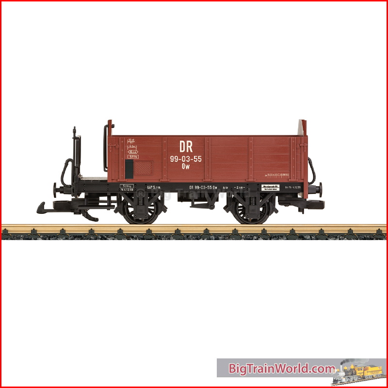 LGB 40557 - Hochbordwagen DR - Nieuw 2025
