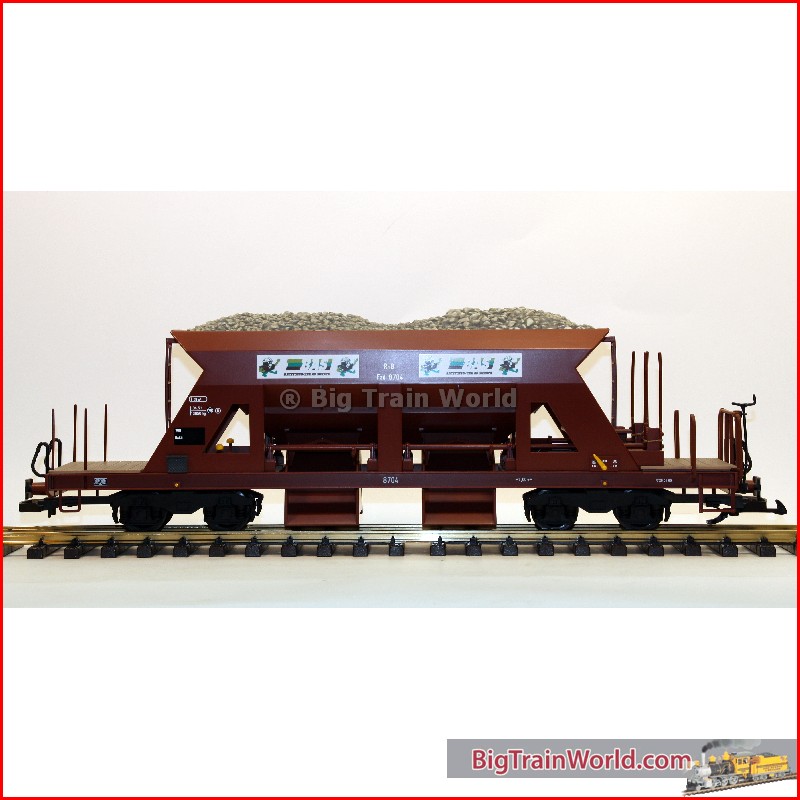 LGB 40693 - RhB Schuttgutwagen FAD 8704 - Baustofwerk AG Surava - 125 Jaar Lehm.