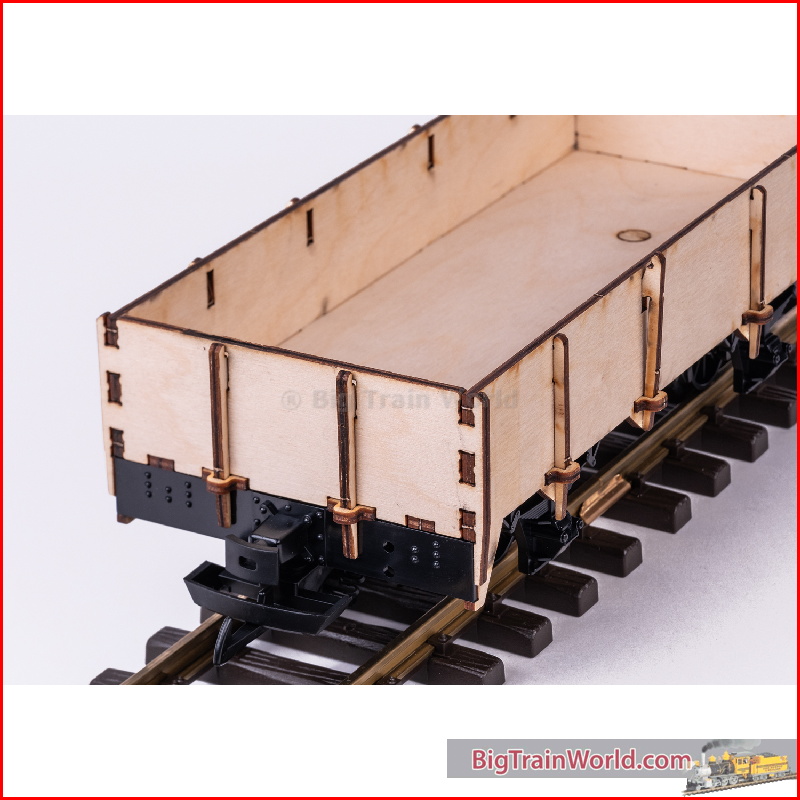 LGB 41035 - Open hogeboord wagen met houten opbouw