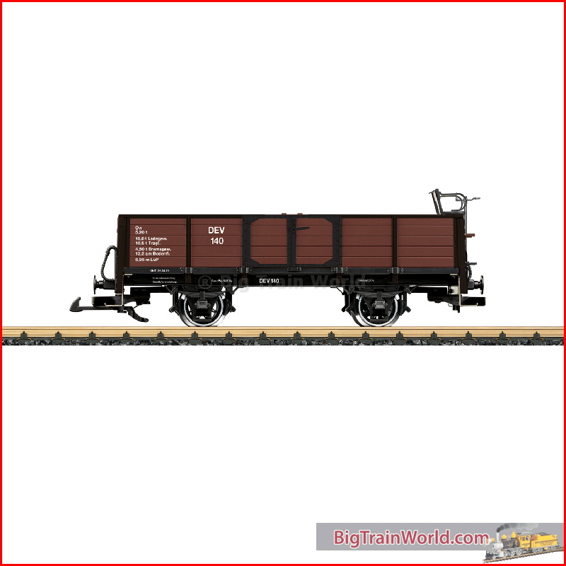 LGB 41036 - Twee-assige open goederenwagen van de DEV; Tijdperk VI - Nieuw 2026