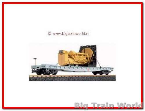 LGB 41543 - NYC Flachwagen mit CAT Generator