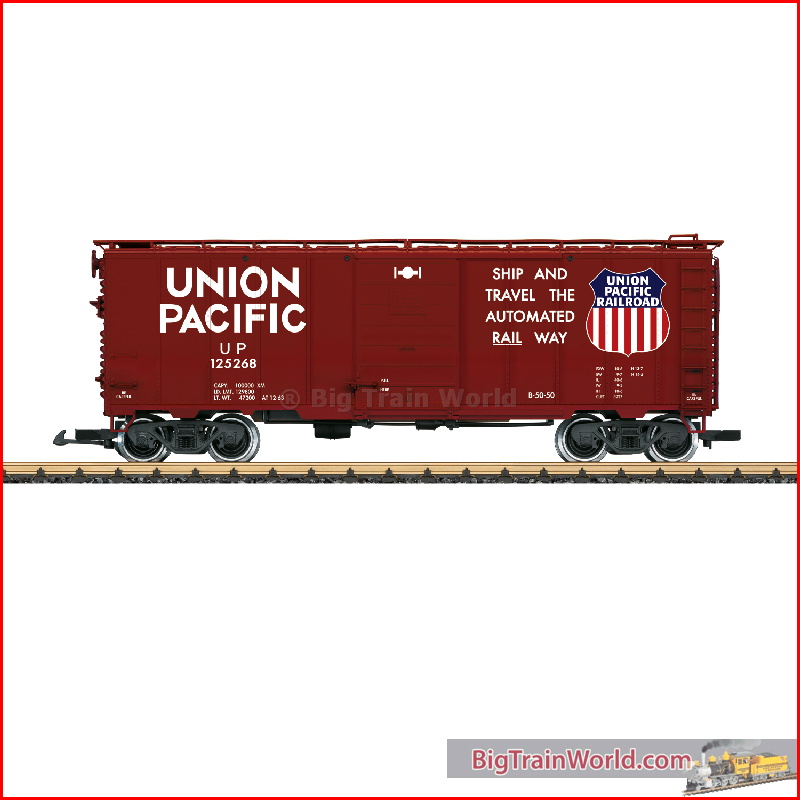 LGB 41919 - Steel Box Car UP; Tijdperk III - Nieuw 2026