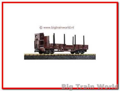 LGB 43620 - ÖBB Lagebak- / rongenwagon met remmershuis - ÖBB 36802