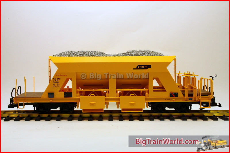 LGB 46690 - RhB zelfloswagen Fad 8721 - Geel