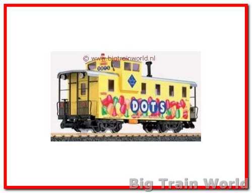 LGB 48710 - Dots Caboose (kunststof wielen)