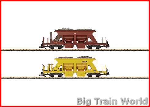 LGB 49690 - Set zelfloswagons RhB Xac 9435 & RhB Fac 8707