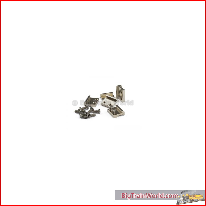 Massoth 8102350 - RAIL CLAMPS G SCALE NICKEL-PLATED 15MM 50/PACK