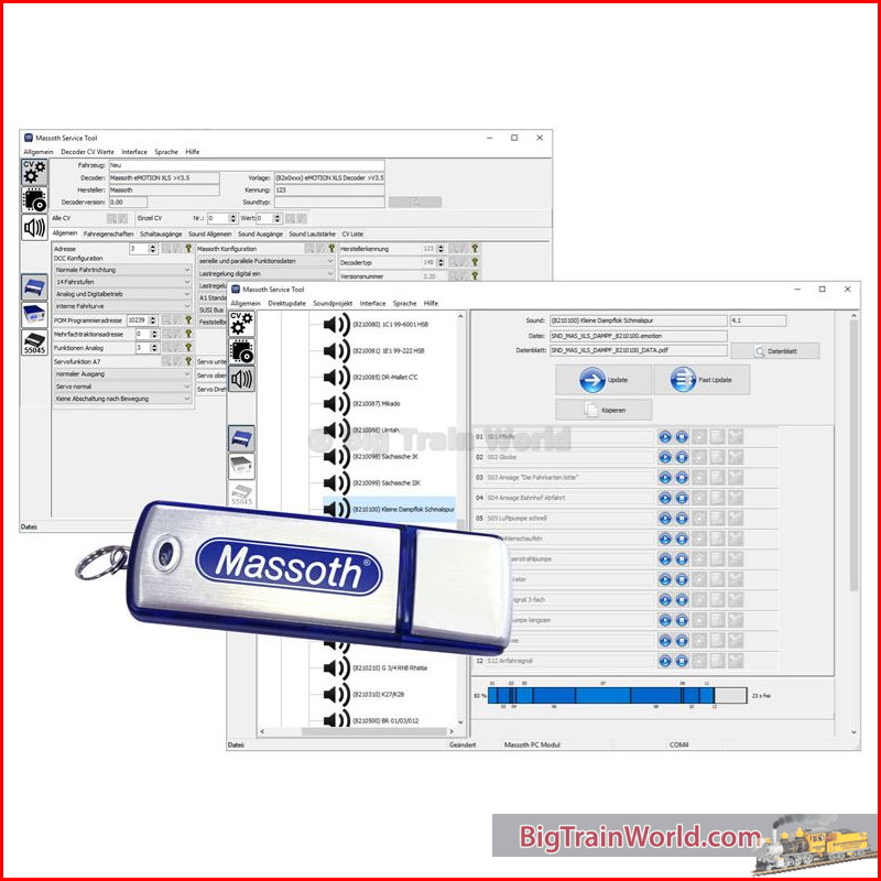 Massoth 8175901 - MASSOTH SERVICE STICK USB - MASSOTH