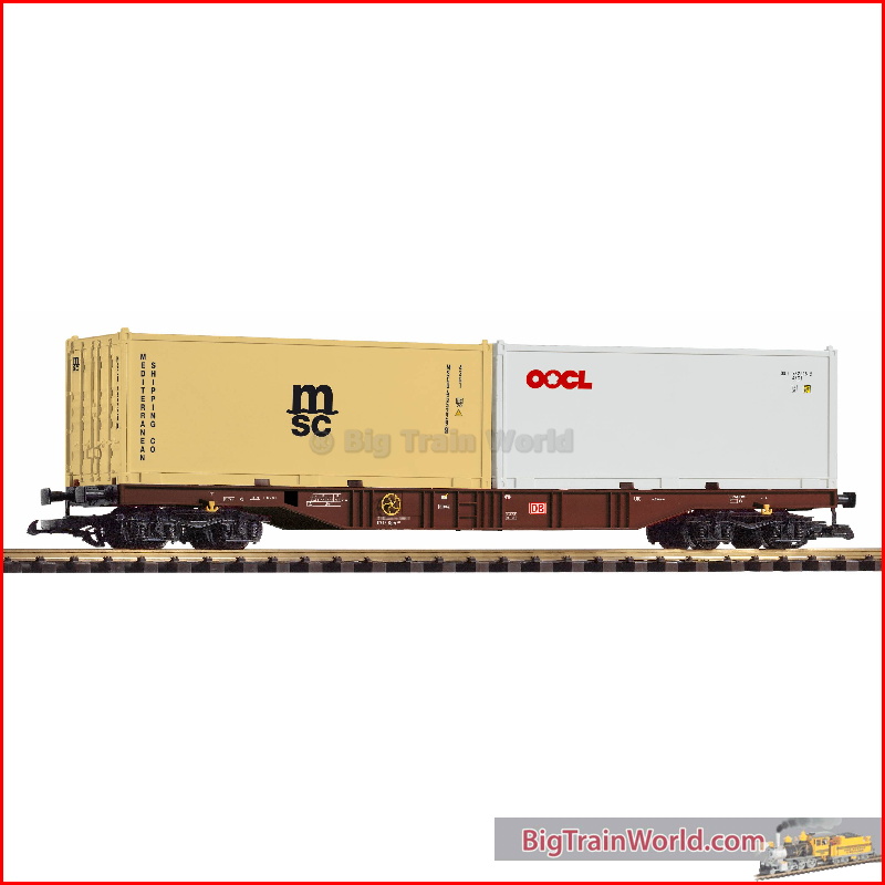 Piko 37754 - G-Containertragwg. 2 Container DB AG VI - New 2023