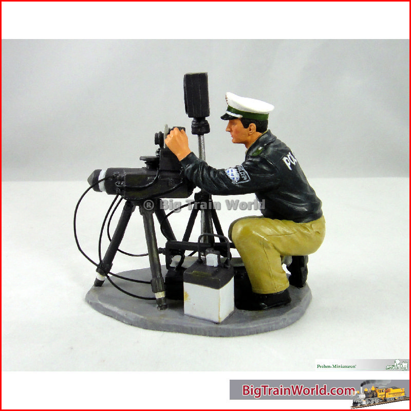 Prehm-Miniaturen 500047 - Polizist mit Radargerät