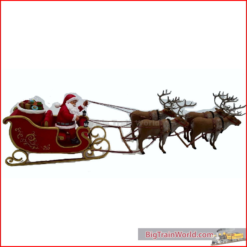 Prehm Miniaturen 500800 - Santa mit Rentierschlitten 4 Rentiere - New 2020
