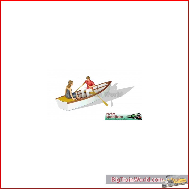 Prehm Miniaturen 550141 - Ruderboot mit Liebespaar - Nieuw 2019