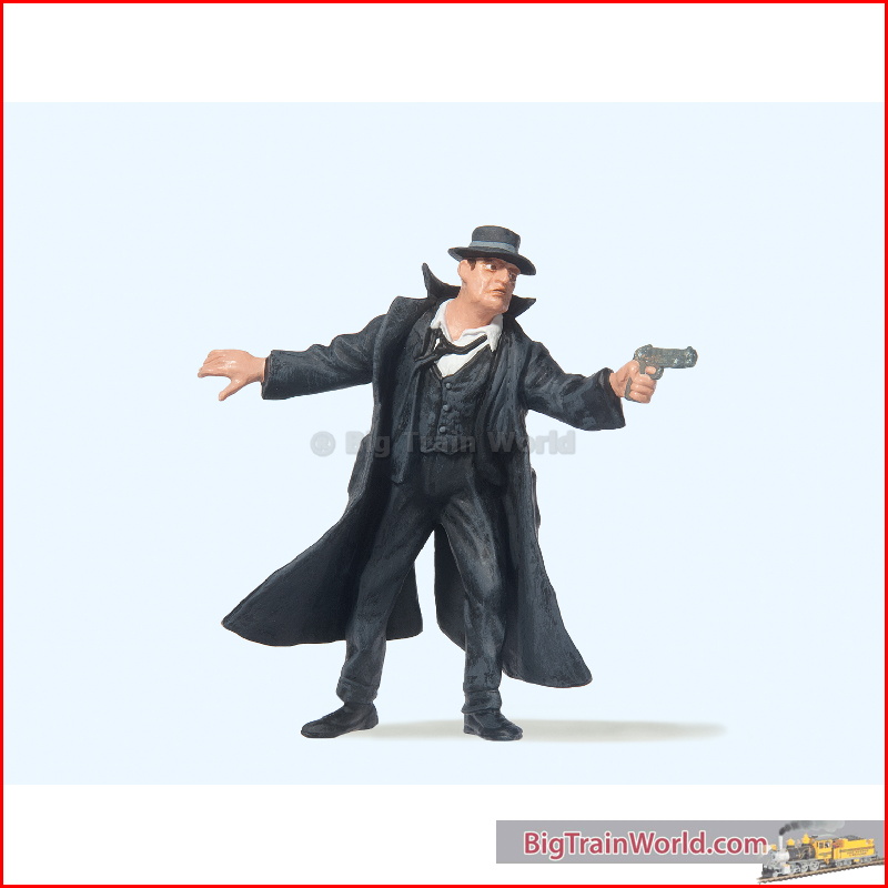 Preiser 45100 - 1:22½ The left handed gunman / gangster