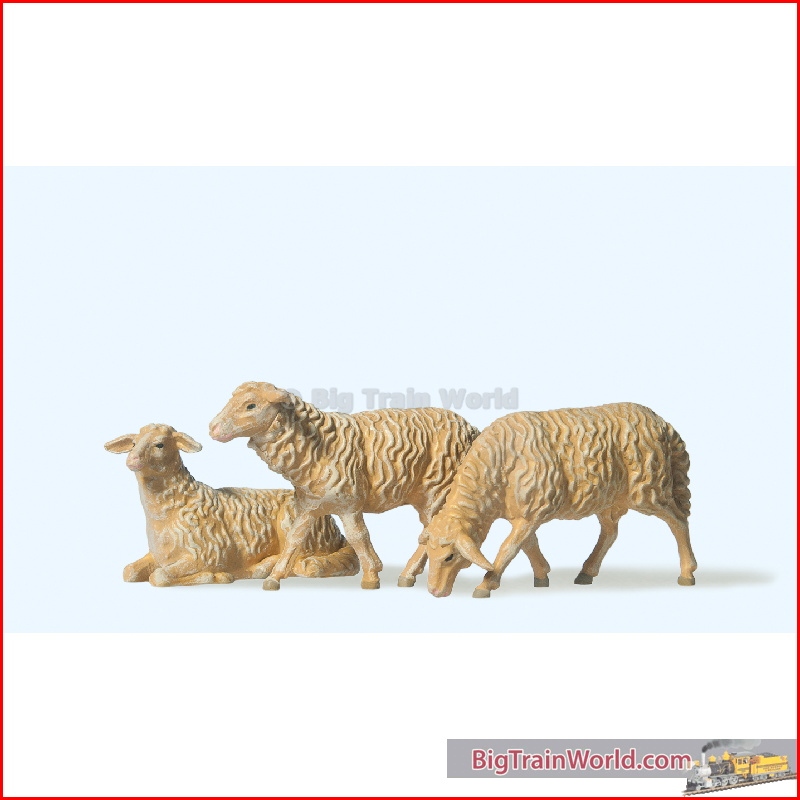 Preiser 47057 - 3 Schafe (1:25)