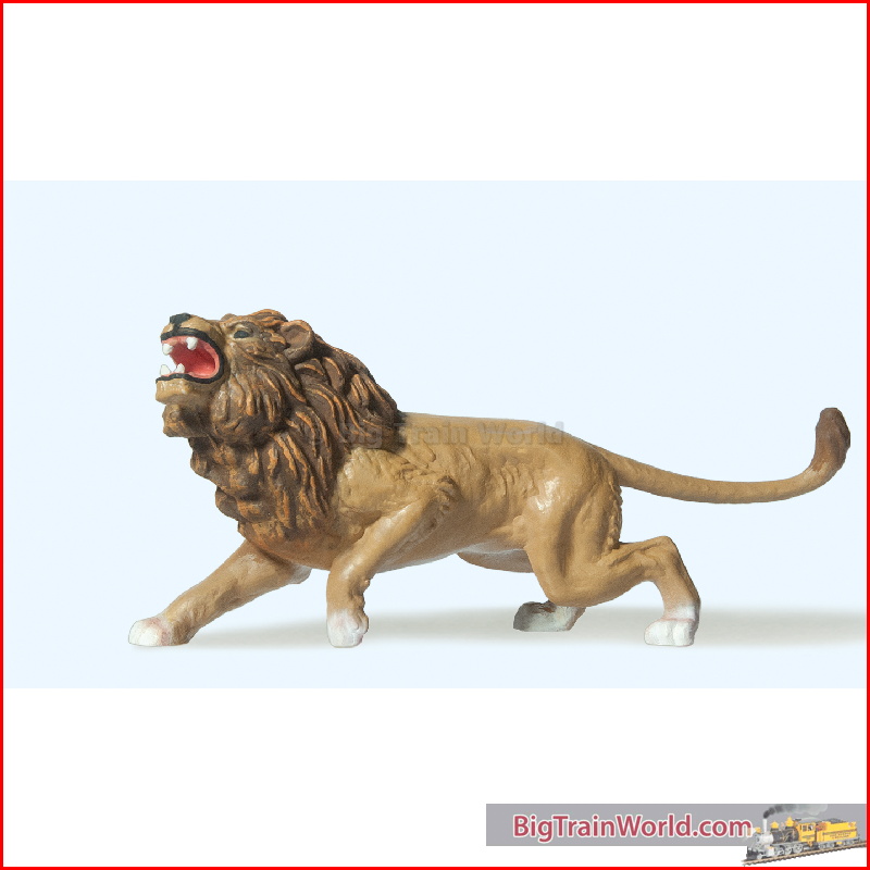 Preiser 47504 - Löwe angreifend (1:25)