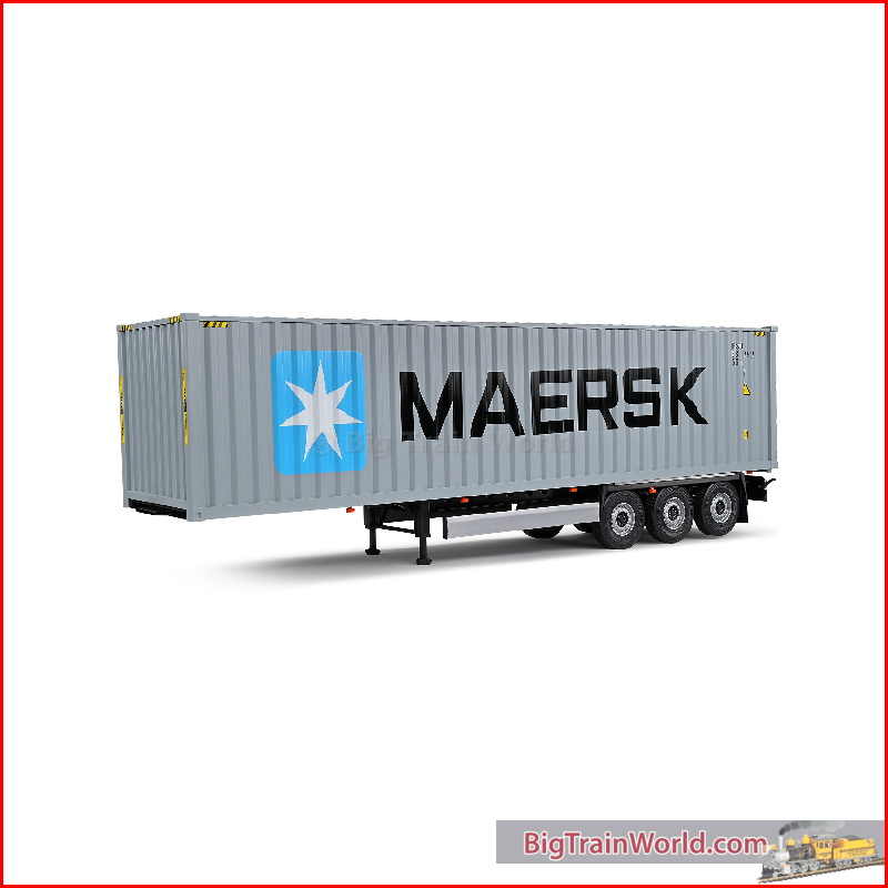 Solido 2400505 - Container trailer + container CMA CGM - 1:24