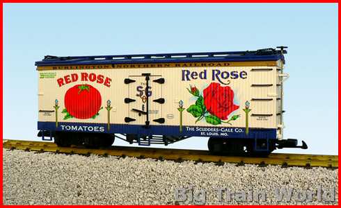 USA Trains R16333 - BN/RED ROSE TOMATOES WHT/BLUE